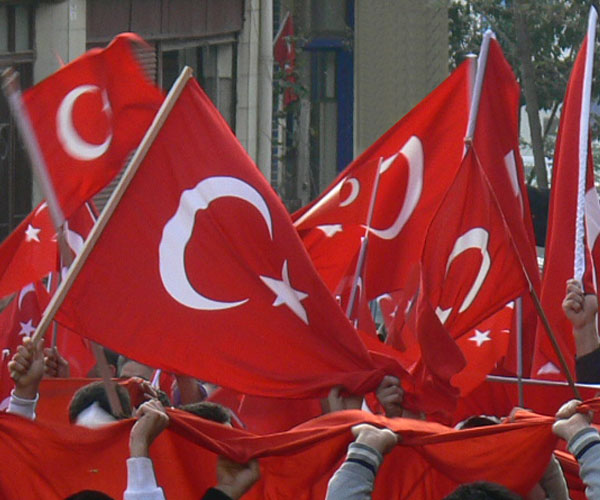 sapalı turk bayraği